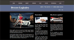 Desktop Screenshot of deverelogistics.com